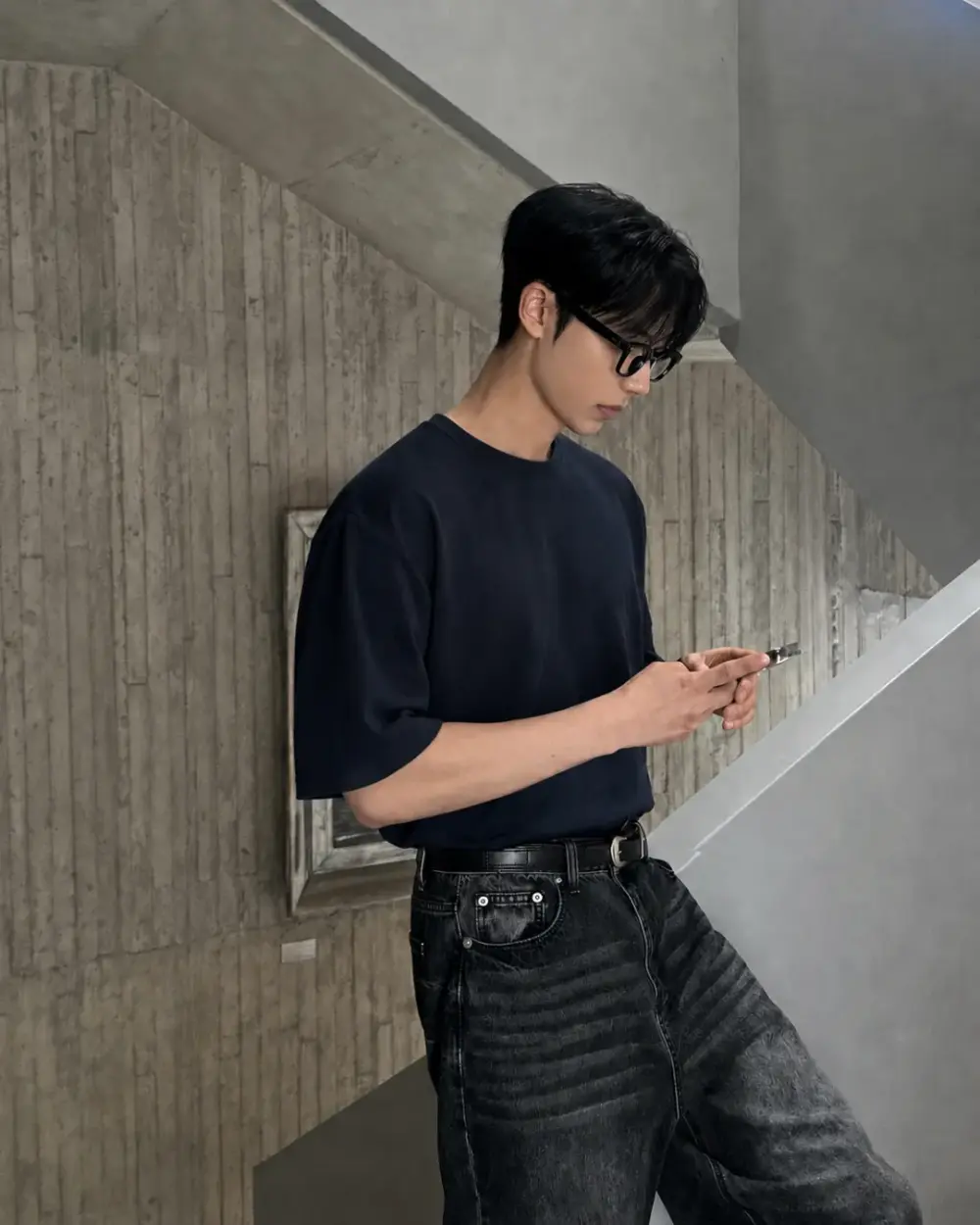 24 莫代爾棉紋理寬鬆短袖T恤/ 11色
