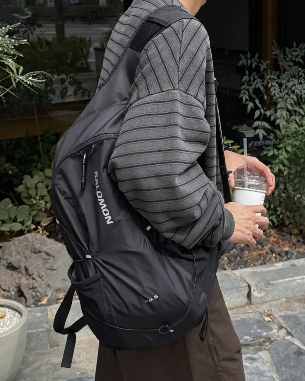 帕可水洗條紋寬鬆大學T恤/ 3色