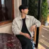 11 泰迪極簡流線麂皮拉鍊外套/ 6色
