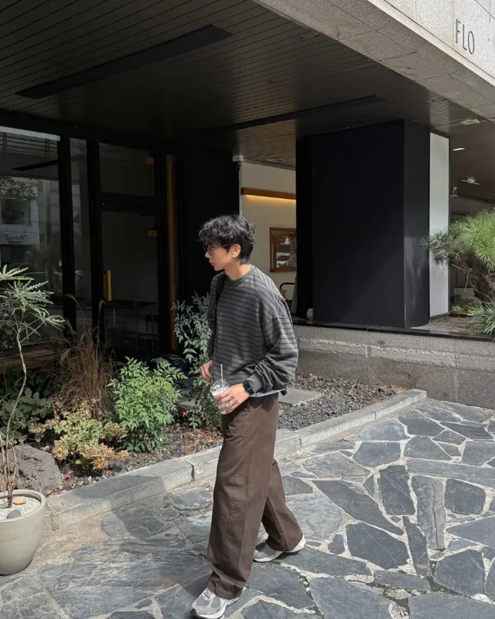 帕可水洗條紋寬鬆大學T恤/ 3色
