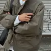 19 貝爾立領軍裝野戰外套/ 3色