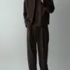 帕里混紡鈕扣休閒外套/ 4色