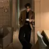 22 迪菲人字紋麂皮西裝外套/ 6色