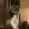 32 迪菲人字紋麂皮西裝外套/ 6色