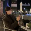 39 迪菲人字紋麂皮西裝外套/ 6色