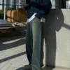9 戴爾冰川藍直筒牛仔褲/ 1色