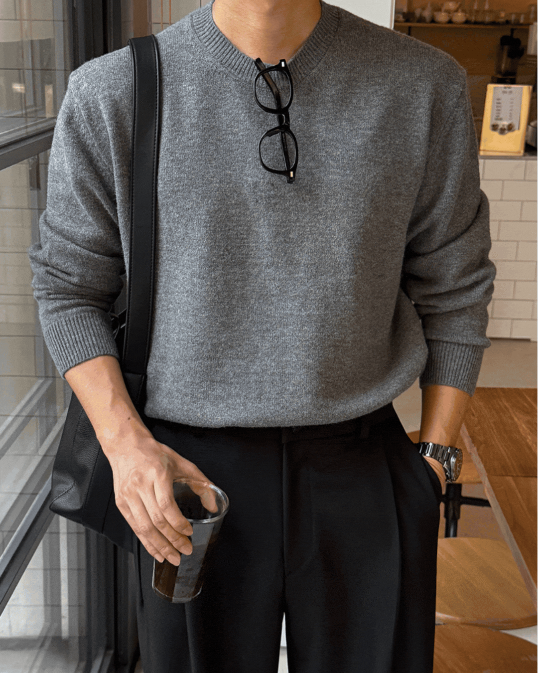 洛西水洗針織長袖上衣 洛西莫代爾針織長袖上衣/ 12色
